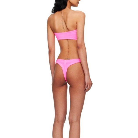 NWT Hunza G Tina bikini set in bubblegum - Picture 3 of 8